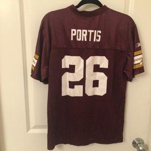 NFL Clinton Portis #26 Washington Redskins On Field Reebok Jersey Youth XL 18-20